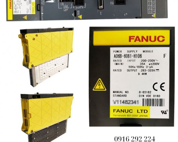 Fanuc Power Supply Module A06B-6081-H106