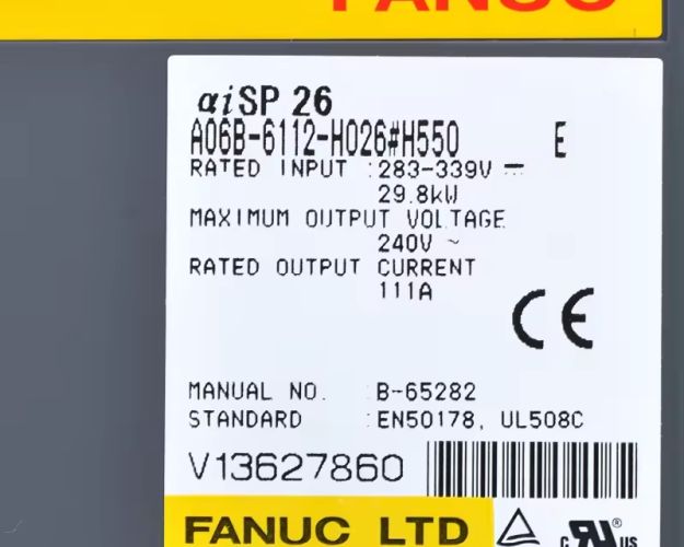 SERVO SPINDLE A06B-6112-H026_H550 FANUC CHÍNH HÃNG
