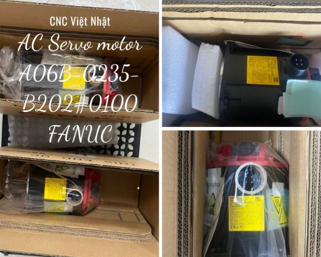 AC Servo motor A06B-0235-B202#0100 FANUC