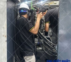 THÁO LẮP TRỤC CHÍNH MÁY CNC