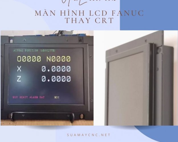 Màn hình LCD máy CNC Fanuc A61L-0001-0092 thay thế CRT